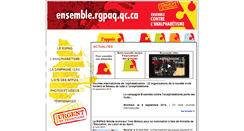 Desktop Screenshot of ensemble.rgpaq.qc.ca